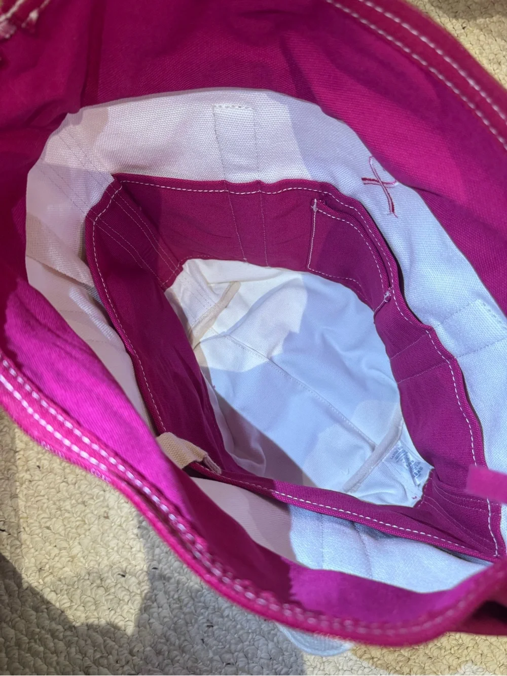 Land’s End Breast Cancer Awareness Medium Zip Top Tote